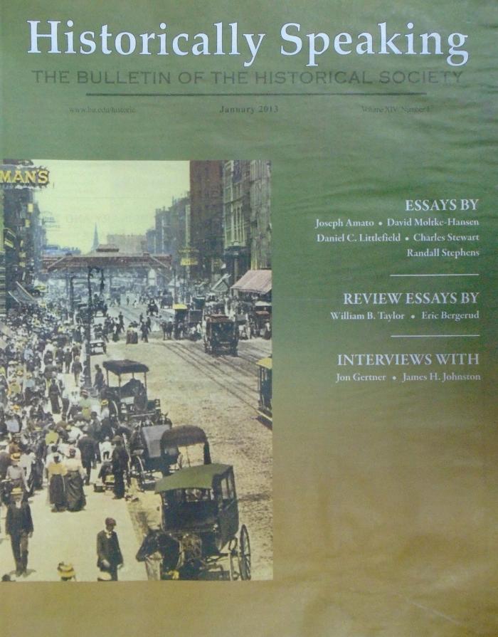 Historically Speaking, the Bulletin of the Historical Society