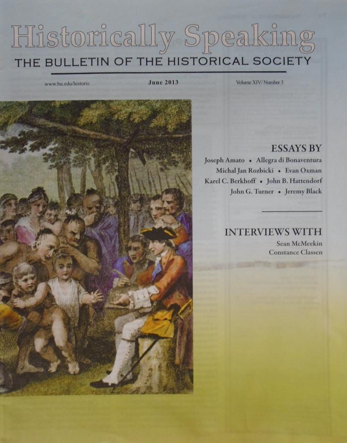 Historically Speaking, The Bulletin of the Historical Society, June 2013