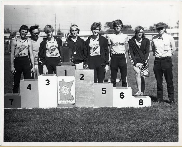 1973 Glenwood High School boys State track champions.