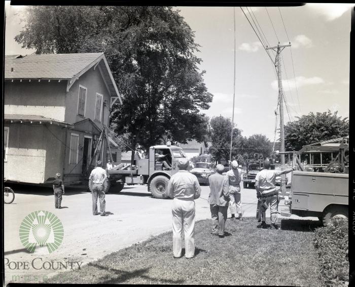 House Moving, Glenwood, Minnesota