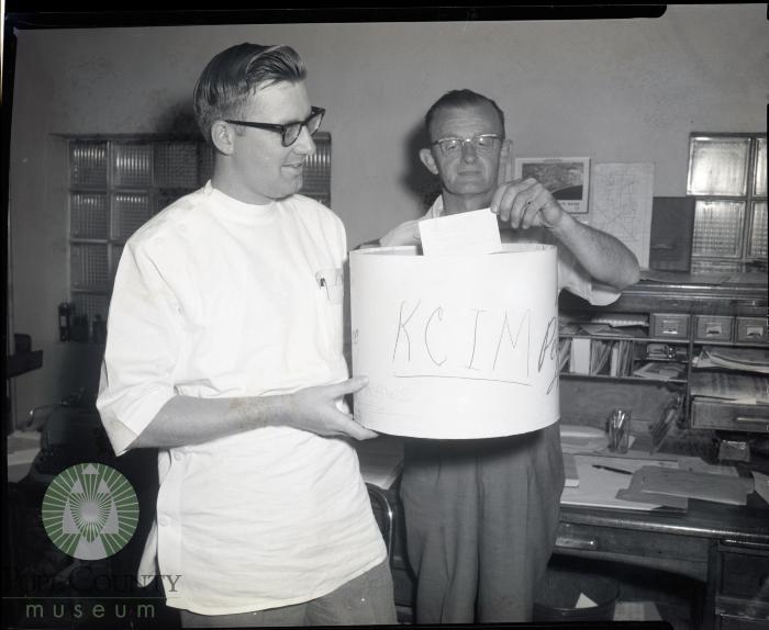 Floyd Torguson and Jim Stradtman, Glenwood, Minnesota 