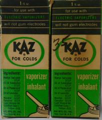 2 Bottles of KAZ Inhalent for Electric Vaporizer