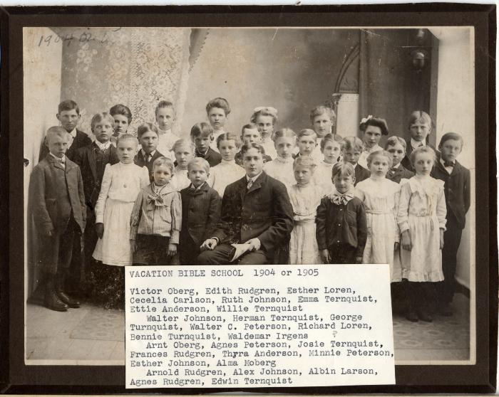 Norunga Lutheran Church vacation bible school class of 1904 or 1905