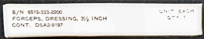 3 1/2" Dressing Forceps
