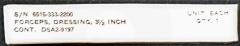 3 1/2" Dressing Forceps