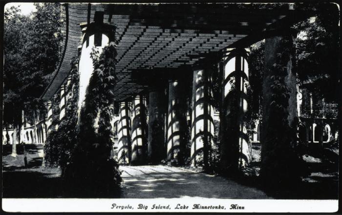 Pergola, Big Island, Lake Minnetonka, Minn.