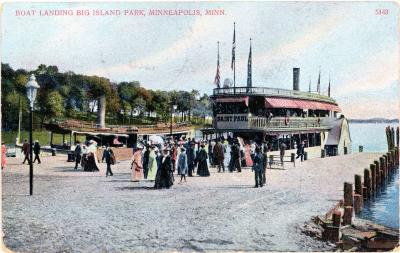 Boat Landing Big Island Park, Minneapolis, Minn.