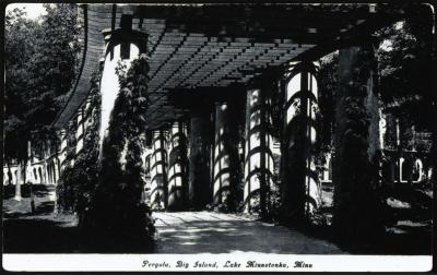 Pergola, Big Island, Lake Minnetonka, Minn.