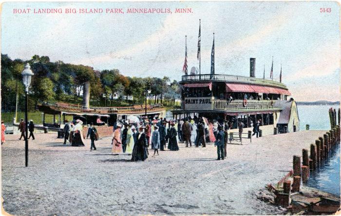 Boat Landing Big Island Park, Minneapolis, Minn.