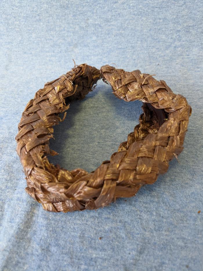 Pink woven headband
