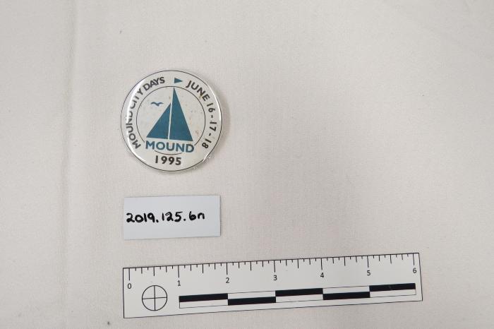 Pinback Button, "Mound City Days", 1995