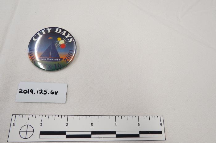 Pinback Button, "Mound City Days", 2001