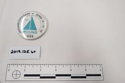 Pinback Button, "Mound City Days", 1999