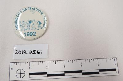 Pinback Button, "Mound City Days", 1992