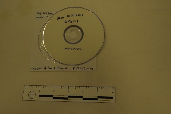 Digital Videodisc, Bob Williams Presentation, 2011