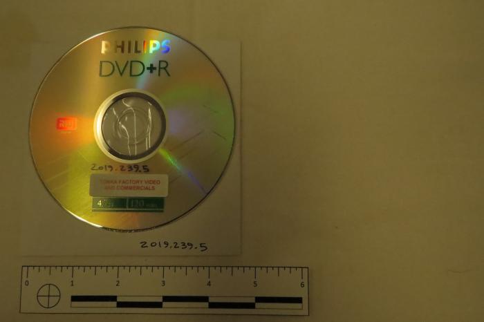 Digital Videodisc, Tonka Factory Video and Commercials
