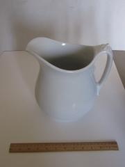 White Ironstone Wash Pitcher