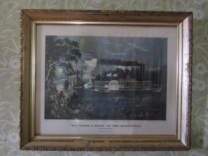 Rounding a Bend on the Mississippi - The Parting Salute