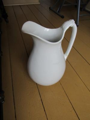 White Stone China Wash Pitcher