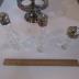 Silver and Glass Condiment Set