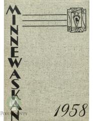 Glenwood High School 1958 yearbook "Minnewaskan" Glenwood, Minnesota