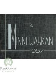 Glenwood High School 1957 yearbook "Minnewaskan" Glenwood, Minnesota
