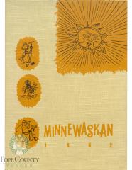 Glenwood High School 1962 yearbook "Minnewaskan" Glenwood, Minnesota