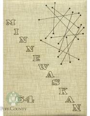 Glenwood High School 1964 yearbook "Minnewaskan" Glenwood, Minnesota