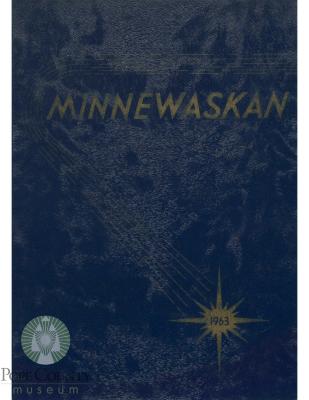 Glenwood High School 1963 yearbook "Minnewaskan" Glenwood, Minnesota