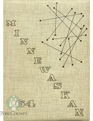 Glenwood High School 1964 yearbook "Minnewaskan" Glenwood, Minnesota