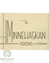 Glenwood High School 1956 yearbook "Minnewaskan" Glenwood, Minnesota