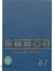 Glenwood High School 1967 yearbook "Minnewaskan" Glenwood, Minnesota