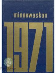 Glenwood High School 1971 yearbook "Minnewaskan" Glenwood, Minnesota