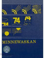 Glenwood High School 1974 yearbook "Minnewaskan" Glenwood, Minnesota