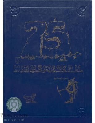 Glenwood High School 1975 yearbook "Minnewaskan" Glenwood, Minnesota