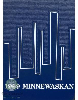 Glenwood High School 1969 yearbook "Minnewaskan" Glenwood, Minnesota