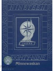 Glenwood High School 1989 yearbook "Minnewaskan" Glenwood, Minnesota