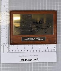 Private pilot plaque
