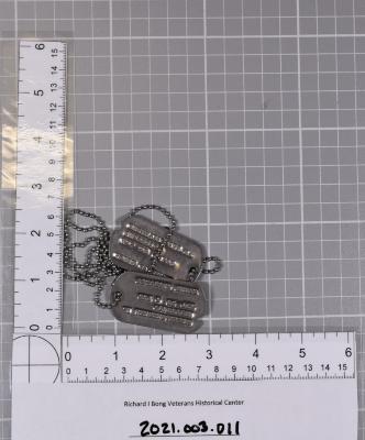Military Identification dog tags
