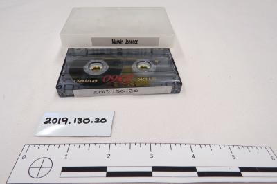 Cassette Tape from Classroom Voices Project - Marvin Johnson #1