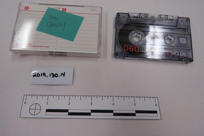 Cassette Tape from Classroom Voices Project - Don Gronberg