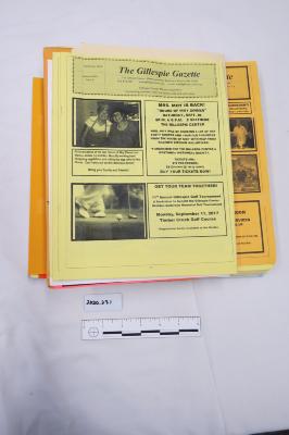 Gillespie Center Newsletters