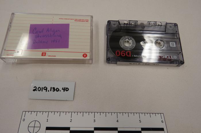 Cassette Tape from Classroom Voices Project - Carol Strassburg