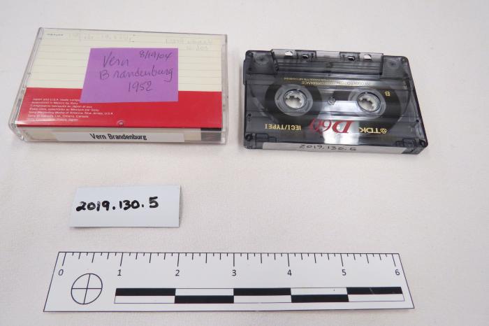 Cassette Tape from Classroom Voices Project - Vern Brandenburg