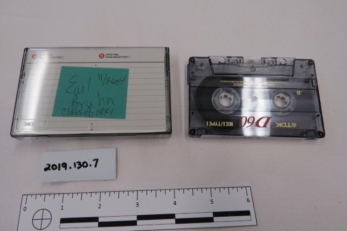 Cassette Tape from Classroom Voices Project - Earl Bruhn