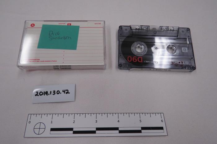 Cassette Tape from Classroom Voices Project - Dick Swanson