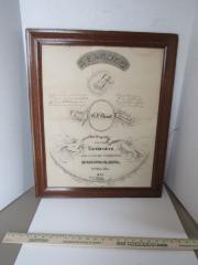 George Burwell's Achievement Certificate