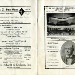 Program, Theater