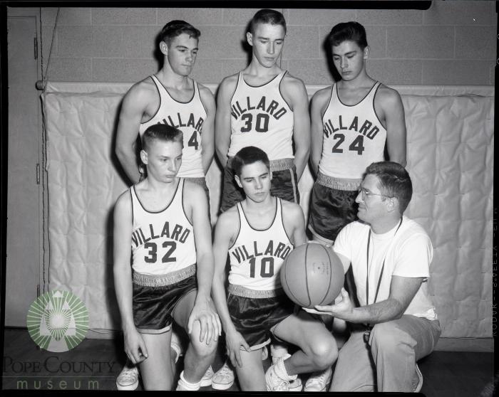 Villard High School Boys Basketball, Villard, Minnesota 