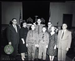 Scout Awards at Glenwood Methodist Church, Glenwood Minnesota 